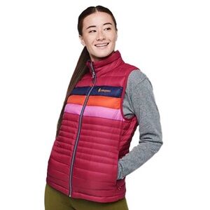 Cotopaxi Fuego Down Vest Women’s Small Colorblock Puffer Excellent Condition